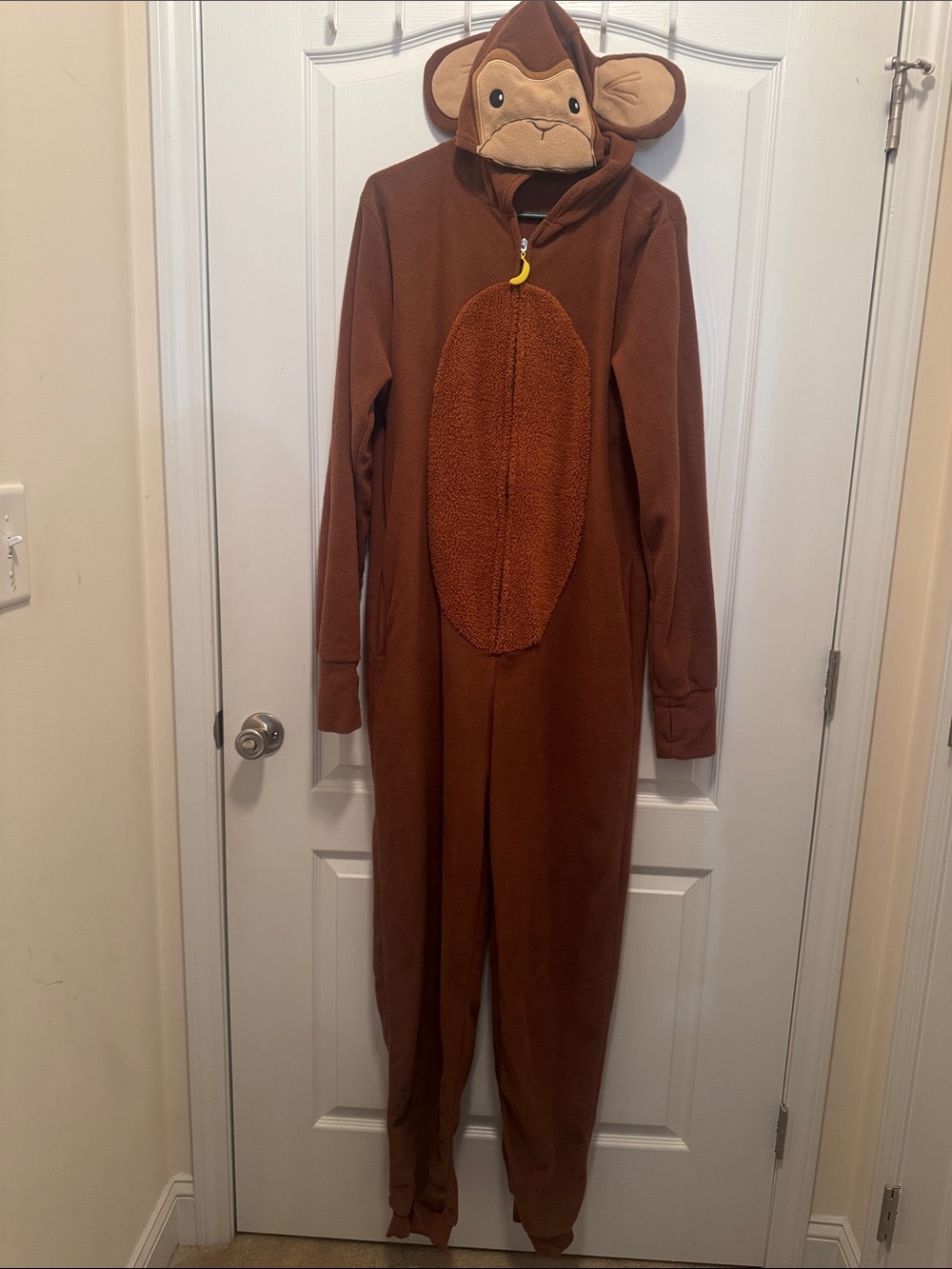 Spirit Halloween Unisex Monkey Jumpsuit Large Adult Costume - Size L